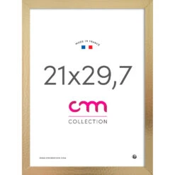 Cadre Photo 21x29.7cm Croisett Champagne Mdf Verre Mdf