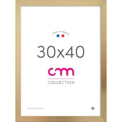 Cadre Photo 30x40cm Champagne