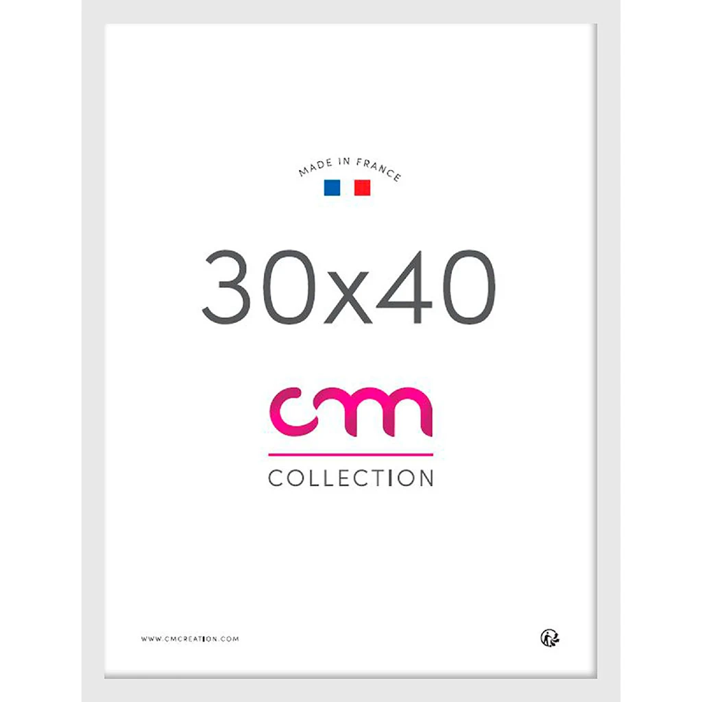 Cadre Photo Blanc 30x40cm - Lario 1 Cadre Photo Blanc 30x40cm - Lario