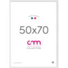 Cadre Photo 50x70cm Lario Blanc Verre Mdf