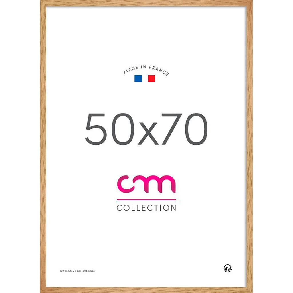 Cadre Photo 50x70cm Lario Chene Verre Mdf 1 Cadre Photo 50x70cm Lario Chene Verre Mdf