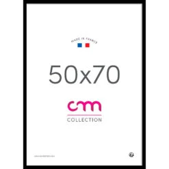 Cadre Photo 50x70cm Lario Noir