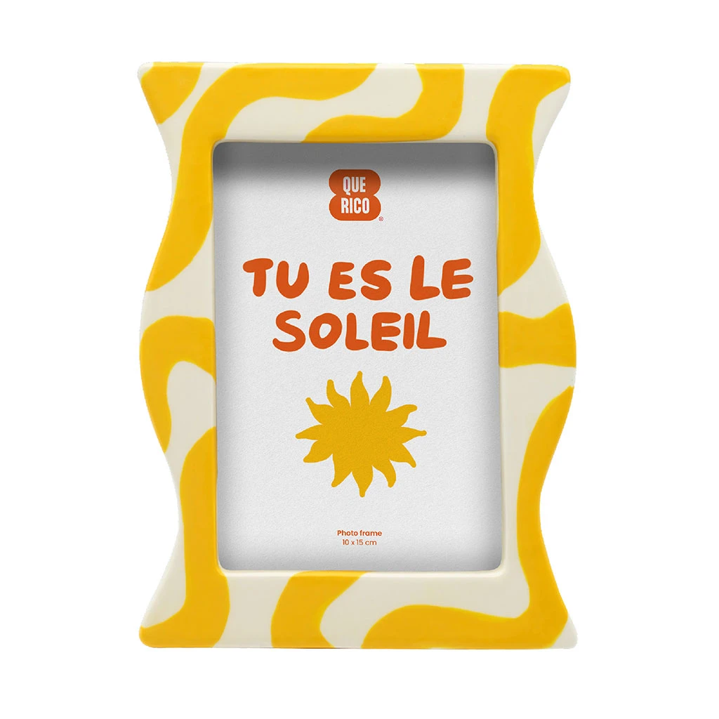 Cadre Photo En Céramique Jaune 14x20cm - Franscisco 1 Cadre Photo En Céramique Jaune 14x20cm - Franscisco