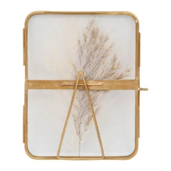 Cadre Photo En Verre Et Laiton Doré 10x15cm - Retro -Magasin Général Pour La Maison cadre photo en verre et laiton dore 10x15cm retro 39856 39856 DET02 WEB