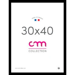 Cadre Photo Noir 30x40cm - Lario