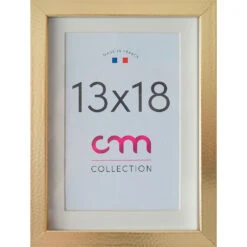 Cadre Photo Passe Partout 1vue 13x18cm Champagne