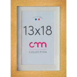 Cadre Photo Passe Partout 1vue 13x18cm Lario Chene