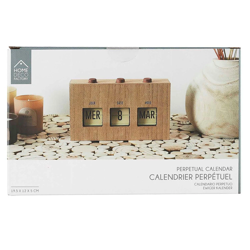 Calendrier Flip Flap Effet Bois 5 Calendrier Flip Flap Effet Bois – Image 5