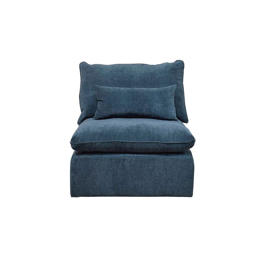 Canapé Modulable 3 Places Bleu Grisé Avec Pouf - Auguste 7 Canapé Modulable 3 Places Bleu Grisé Avec Pouf - Auguste – Image 7