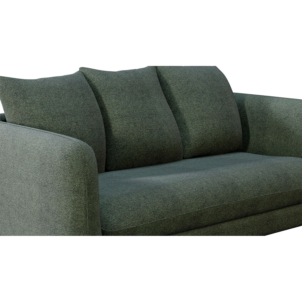 Canapé Convertible 2 Places Basile - Tissu Texturé - Crown Winter Moss 3 Canapé Convertible 2 Places Basile - Tissu Texturé - Crown Winter Moss – Image 3