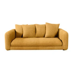 Canapé Convertible 3 Places Basile - Tissu Texturé - Crown Moutarde 6 Canapé Convertible 3 Places Basile - Tissu Texturé - Crown Moutarde -Magasin Général Pour La Maison canape convertible 3 places basile tissu texture crown moutarde 65837 658377 FRN02 WEB 1