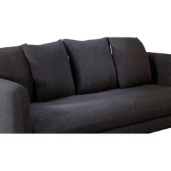 Canapé Convertible 4 Places Basile - Tissu Texturé - Crown Noir 7 Canapé Convertible 4 Places Basile - Tissu Texturé - Crown Noir -Magasin Général Pour La Maison canape convertible 4 places basile tissu texture crown noir 658445 658445 FRN05 WEB 1