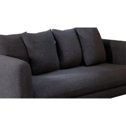 Canapé Convertible Bultex 3 Places Basile - Tissu Texturé - Crown Noir 7 Canapé Convertible Bultex 3 Places Basile - Tissu Texturé - Crown Noir -Magasin Général Pour La Maison canape convertible bultex 3 places basile tissu texture crown noir 65 658569 FRN05 WEB 1