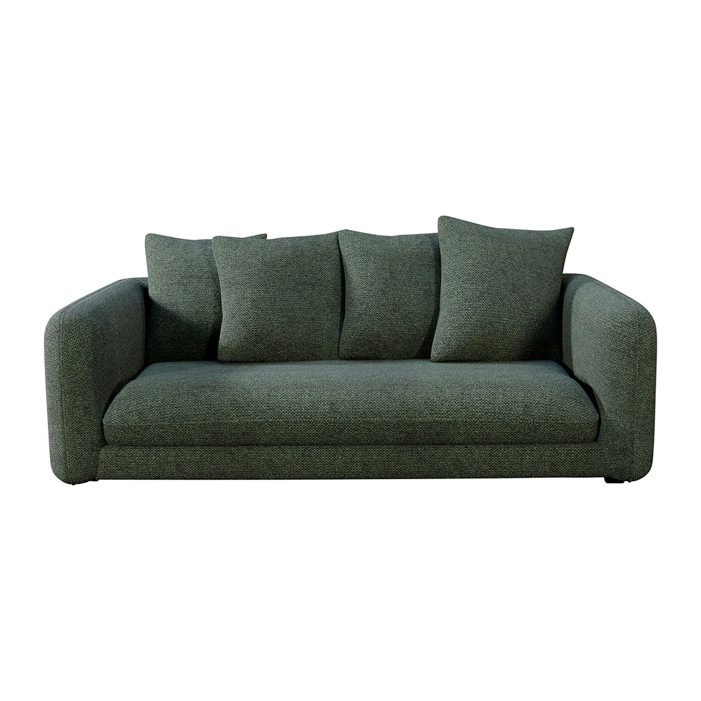 Canapé Convertible Bultex 3 Places Basile - Tissu Texturé - Crown Winter Moss 2 Canapé Convertible Bultex 3 Places Basile - Tissu Texturé - Crown Winter Moss – Image 2