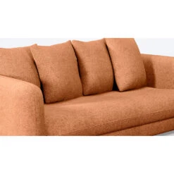 Canapé Fixe 3 Places Basile - Tissu Texturé - Crown Rustique -Magasin Général Pour La Maison canape fixe 3 places basile tissu texture crown rustique 658190 658190 FRN03 WEB 1