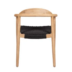 Chaise Avec Accoudoirs En Bois D' Eucalyptus Noir - Anam 12 Chaise Avec Accoudoirs En Bois D' Eucalyptus Noir - Anam -Magasin Général Pour La Maison chaise avec accoudoirs en bois d eucalyptus noir anam 668994 668994 FRN04 WEB 1