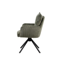 Chaise Avec Accoudoirs Pivotante En Velours Côtelé Vert - Moda 10 Chaise Avec Accoudoirs Pivotante En Velours Côtelé Vert - Moda -Magasin Général Pour La Maison chaise avec accoudoirs pivotante en velours cotele vert moda 699219 699219 FRN05 WEB