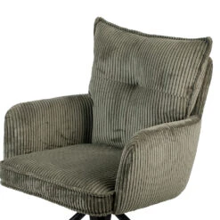 Chaise Avec Accoudoirs Pivotante En Velours Côtelé Vert - Moda 12 Chaise Avec Accoudoirs Pivotante En Velours Côtelé Vert - Moda -Magasin Général Pour La Maison chaise avec accoudoirs pivotante en velours cotele vert moda 699219 699219 FRN08 WEB