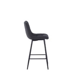 Chaise De Bar En Tissu Matelassé Antracithe - Lilly 7 Chaise De Bar En Tissu Matelassé Antracithe - Lilly -Magasin Général Pour La Maison chaise de bar en tissu matelasse antracithe lilly 643751 643751 FRN03 WEB