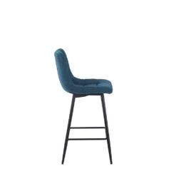 Chaise De Bar En Tissu Matelassé Bleu Pétrole - Lilly 7 Chaise De Bar En Tissu Matelassé Bleu Pétrole - Lilly -Magasin Général Pour La Maison chaise de bar en tissu matelasse bleu petrole lilly 643753 643753 FRN03 WEB