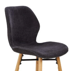 Chaise De Bar En Tissu Soft Touch Noir H65cm - Keri -Magasin Général Pour La Maison chaise de bar en tissu soft touch noir h103 5cm keri 649283 649283 FRN07 WEB