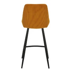 Chaise De Bar En Velours Côtelé Jaune Curry H67cm - Ben 12 Chaise De Bar En Velours Côtelé Jaune Curry H67cm - Ben -Magasin Général Pour La Maison chaise de bar en velours cotele jaune curry h67cm ben 671177 671177 FRN04 WEB 1