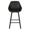 Chaise De Bar Pivotante Noir Veilli H75cm - Moss