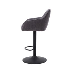 Unique Chaise De Bar Pivotante Réglable H69/84cm En Tissu Graphite - Avola 8 Unique Chaise De Bar Pivotante Réglable H69/84cm En Tissu Graphite - Avola -Magasin Général Pour La Maison chaise de bar pivotante reglable h69 84cm en tissu graphite avola 697 697518 FRN03 WEB