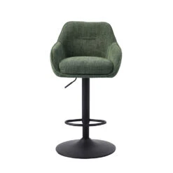 Unique Chaise De Bar Pivotante Réglable H69/84cm En Tissu Vert Forêt - Avola 10 Unique Chaise De Bar Pivotante Réglable H69/84cm En Tissu Vert Forêt - Avola -Magasin Général Pour La Maison chaise de bar pivotante reglable h69 84cm en tissu vert foret avola 6 697516 FRN04 WEB