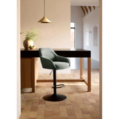Unique Chaise De Bar Pivotante Réglable H69/84cm En Tissu Vert Forêt - Avola 11 Unique Chaise De Bar Pivotante Réglable H69/84cm En Tissu Vert Forêt - Avola -Magasin Général Pour La Maison chaise de bar pivotante reglable h69 84cm en tissu vert foret avola 6 697516 FRN06 WEB