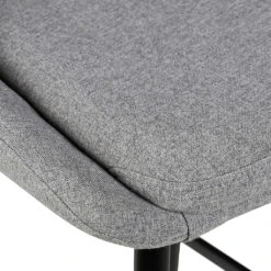 Chaise De Bar En Tissu Gris Clair H67cm - Ben -Magasin Général Pour La Maison chaise de bar tissu gris clair ben 633429 633429 FRN06 WEB 1