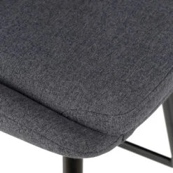 Chaise De Bar En Tissu Gris Foncé H67cm - Ben 12 Chaise De Bar En Tissu Gris Foncé H67cm - Ben -Magasin Général Pour La Maison chaise de bar tissu gris fonce ben 633428 633428 FRN06 WEB 1