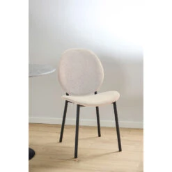 Chaise De Salle à Manger En Tissu Beige - Caso 12 Chaise De Salle à Manger En Tissu Beige - Caso -Magasin Général Pour La Maison chaise de salle a manger en tissu beige caso 698989 698989 FRN02 WEB 1