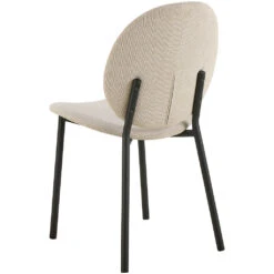 Chaise De Salle à Manger En Tissu Beige - Caso 14 Chaise De Salle à Manger En Tissu Beige - Caso -Magasin Général Pour La Maison chaise de salle a manger en tissu beige caso 698989 698989 FRN05 WEB 1