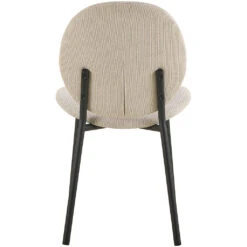 Chaise De Salle à Manger En Tissu Beige - Caso 17 Chaise De Salle à Manger En Tissu Beige - Caso -Magasin Général Pour La Maison chaise de salle a manger en tissu beige caso 698989 698989 FRN07 WEB 1