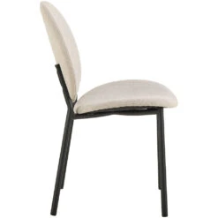 Chaise De Salle à Manger En Tissu Beige - Caso 18 Chaise De Salle à Manger En Tissu Beige - Caso -Magasin Général Pour La Maison chaise de salle a manger en tissu beige caso 698989 698989 FRN08 WEB 1