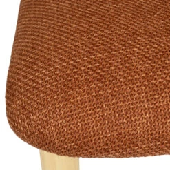 Chaise De Salle à Manger En Tissu Brique Et Hévéa - Elsy 11 Chaise De Salle à Manger En Tissu Brique Et Hévéa - Elsy -Magasin Général Pour La Maison chaise de salle a manger en tissu brique et hevea elsy 40859 40859 DET05 WEB