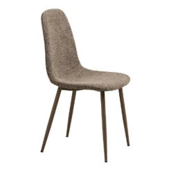 Chaise De Salle à Manger En Tissu Brun - Steve 9 Chaise De Salle à Manger En Tissu Brun - Steve -Magasin Général Pour La Maison chaise de salle a manger en tissu brun steve 698115 698115 FRN03 WEB 1