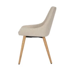 Chaise De Salle à Manger En Tissu Crème - Ben 10 Chaise De Salle à Manger En Tissu Crème - Ben -Magasin Général Pour La Maison chaise de salle a manger en tissu creme ben 671168 671168 FRN03 WEB 2