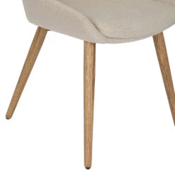 Chaise De Salle à Manger En Tissu Crème - Ben 13 Chaise De Salle à Manger En Tissu Crème - Ben -Magasin Général Pour La Maison chaise de salle a manger en tissu creme ben 671168 671168 FRN05 WEB 2