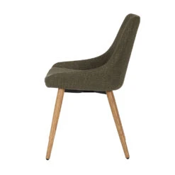 Chaise De Salle à Manger En Tissu Kaki - Ben 10 Chaise De Salle à Manger En Tissu Kaki - Ben -Magasin Général Pour La Maison chaise de salle a manger en tissu kaki ben 671170 671170 FRN03 WEB 2