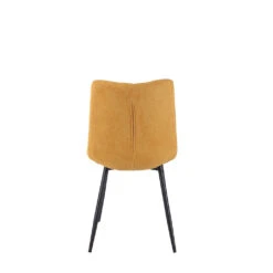 Chaise De Salle à Manger En Tissu Matelassé Moutarde - Lilly -Magasin Général Pour La Maison chaise de salle a manger en tissu matelasse moutarde lilly 643745 643745 FRN05 WEB