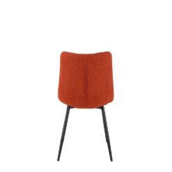 Chaise De Salle à Manger En Tissu Matelassé Terracotta - Lilly -Magasin Général Pour La Maison chaise de salle a manger en tissu matelasse terracotta lilly 643750 643750 FRN05 WEB