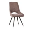 Chaise De Salle à Manger En Tissu Taupe - Stockholm