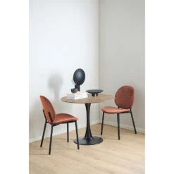 Chaise De Salle à Manger En Tissu Terracotta - Caso 13 Chaise De Salle à Manger En Tissu Terracotta - Caso -Magasin Général Pour La Maison chaise de salle a manger en tissu terracotta caso 698990 698990 FRN03 WEB 1