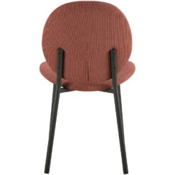 Chaise De Salle à Manger En Tissu Terracotta - Caso 17 Chaise De Salle à Manger En Tissu Terracotta - Caso -Magasin Général Pour La Maison chaise de salle a manger en tissu terracotta caso 698990 698990 FRN07 WEB 1