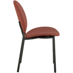Chaise De Salle à Manger En Tissu Terracotta - Caso 18 Chaise De Salle à Manger En Tissu Terracotta - Caso -Magasin Général Pour La Maison chaise de salle a manger en tissu terracotta caso 698990 698990 FRN08 WEB 1