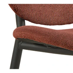 Chaise De Salle à Manger En Tissu Terracotta - Caso 20 Chaise De Salle à Manger En Tissu Terracotta - Caso -Magasin Général Pour La Maison chaise de salle a manger en tissu terracotta caso 698990 698990 FRN10 WEB 1