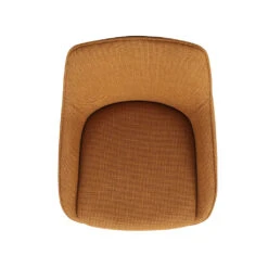 Chaise De Salle à Manger Pivotante En Tissu Miel - Kizim 11 Chaise De Salle à Manger Pivotante En Tissu Miel - Kizim -Magasin Général Pour La Maison chaise de salle a manger pivotante en tissu miel kizim 698543 698543 FRN05 WEB