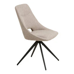 Chaise De Salle à Manger Pivotante En Tissu Sable - Dolie 9 Chaise De Salle à Manger Pivotante En Tissu Sable - Dolie -Magasin Général Pour La Maison chaise de salle a manger pivotante en tissu sable dolie 698134 698134 FRN03 WEB 1